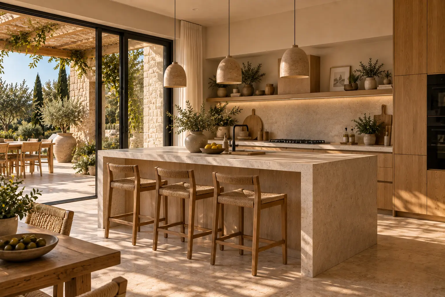 Mediterranean luxury kitchen